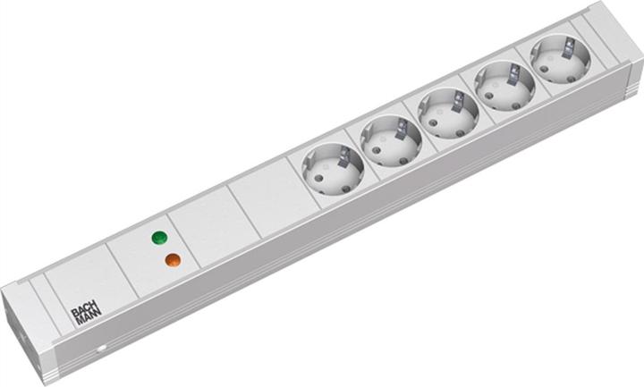Actual product image Bachmann 19inch (5 x, CEE 7/3, 2 m)