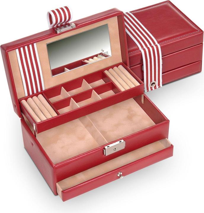 Actual product image Sacher 34.509.295043 - Jewellery box Helen young red