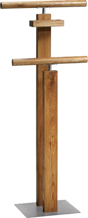 Natural wild oak, brushed, oiled / aluminium