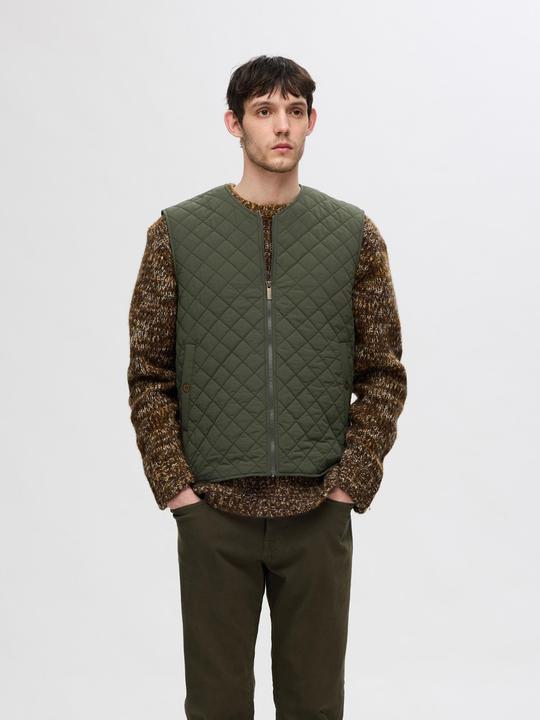 Actual product image Selected Homme Quilted Quilted Vest (S)