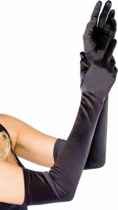 Actual product image Leg Avenue Extra Long Satin Gloves (One size)