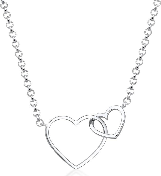 Elli Herzen Verschlungen (925 Silber, 45 cm)