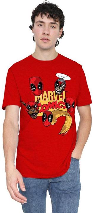 Immagine prodotto Deadpool Maglietta Teste di Personaggi Adulto Unisex (M)