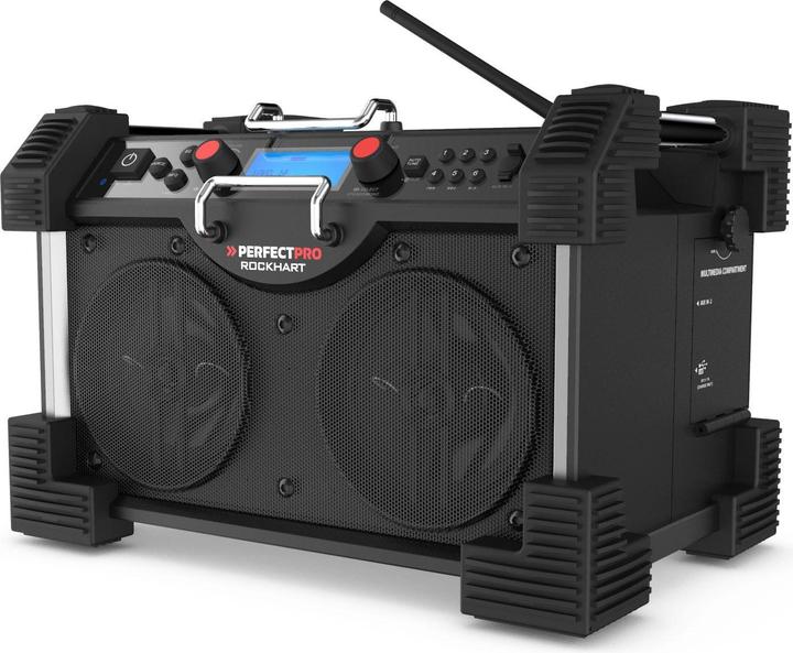 Actual product image PerfectPro - Rockhart RH4- Bouwradio - Bluetooth - Dab+ Radio (DAB+, FM, Bluetooth, NFC)