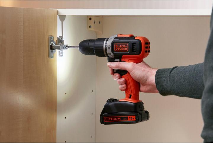 Actual product image Black & Decker Black+Decker BCD003C2KQW Impact drill 18V incl. case (Rechargeable battery operated)