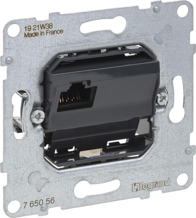 Actual product image Legrand SEANO RJ45 data socket, insert, Cat. 6, UTP, unshielded, 765056