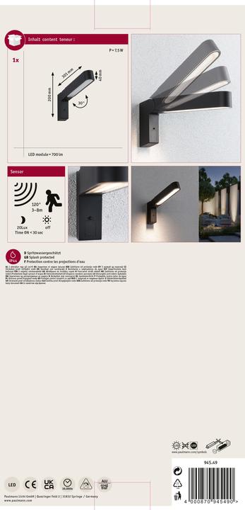 Immagine prodotto Paulmann Ito (700 lm, IP44)