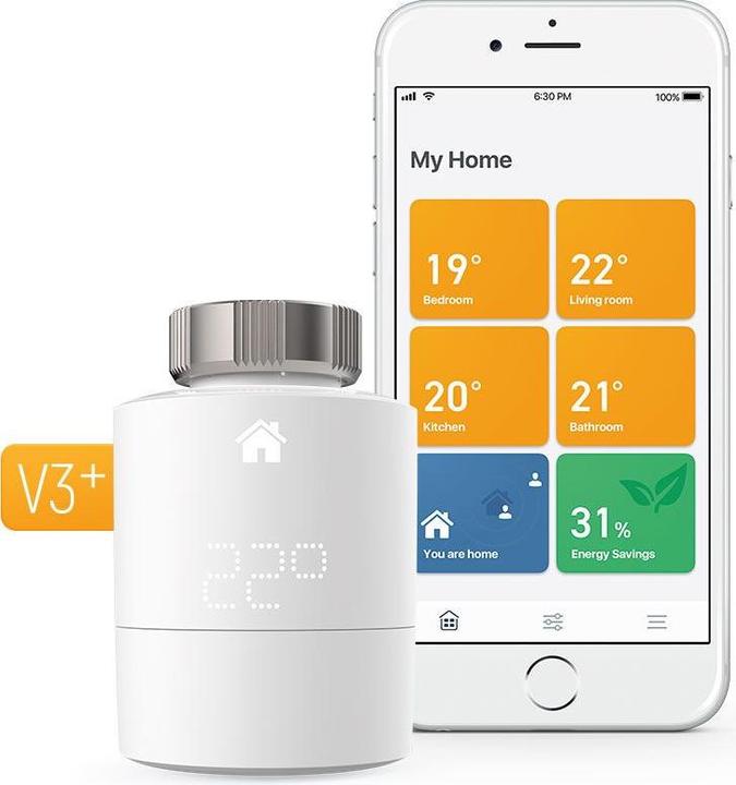 Actual product image tado° Smart radiator thermostat - Quattro Pack