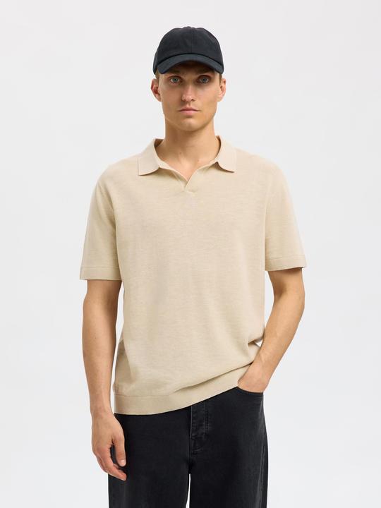 Actual product image Selected Homme Slhmattis Ss Knit Sun Open Polo Noos (L)