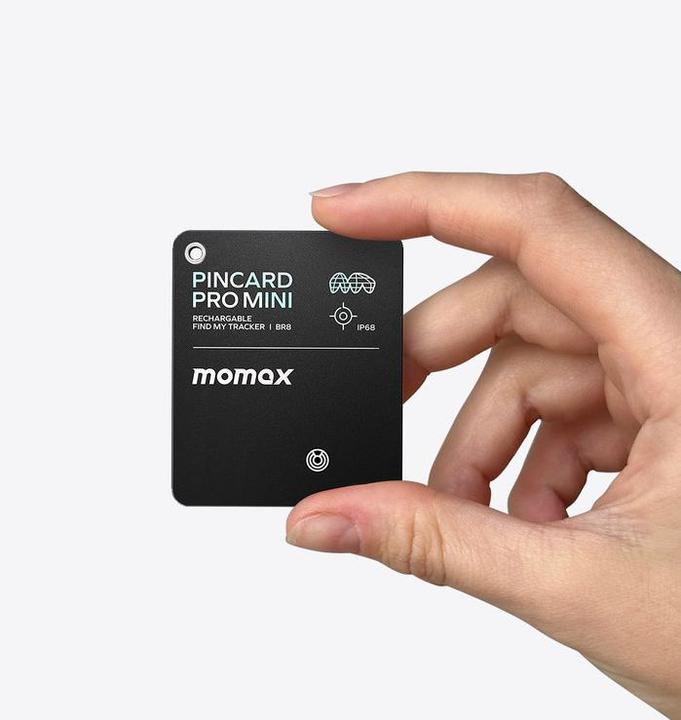 Image du produit Momax PinCard Pro Mini Rechargeable Find My Tracker