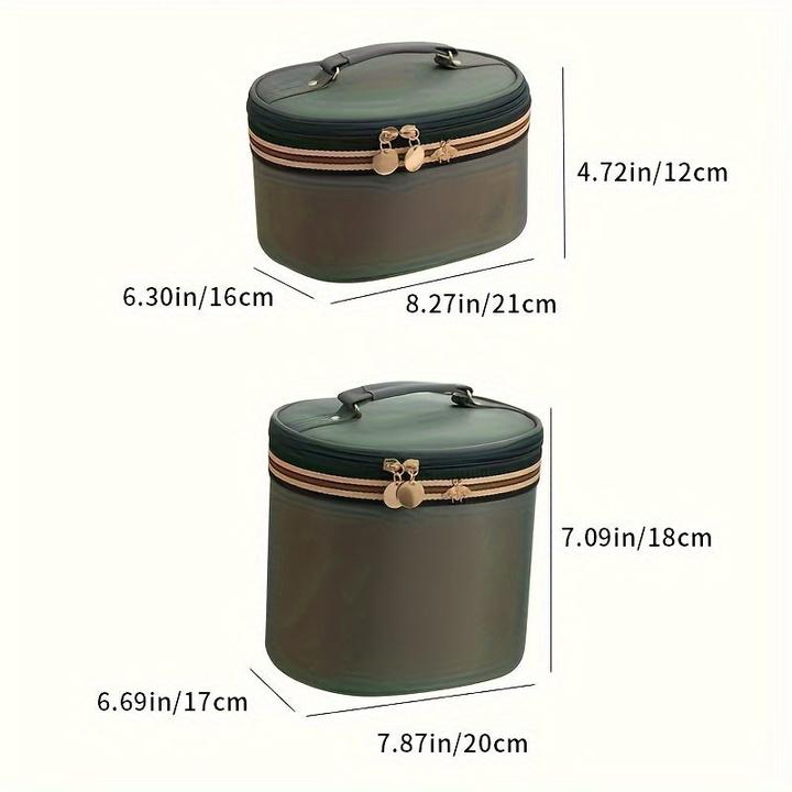 Actual product image Only-Bags.Store Waterproof nylon cosmetic bag with large capacity, portable travel make-up organiser