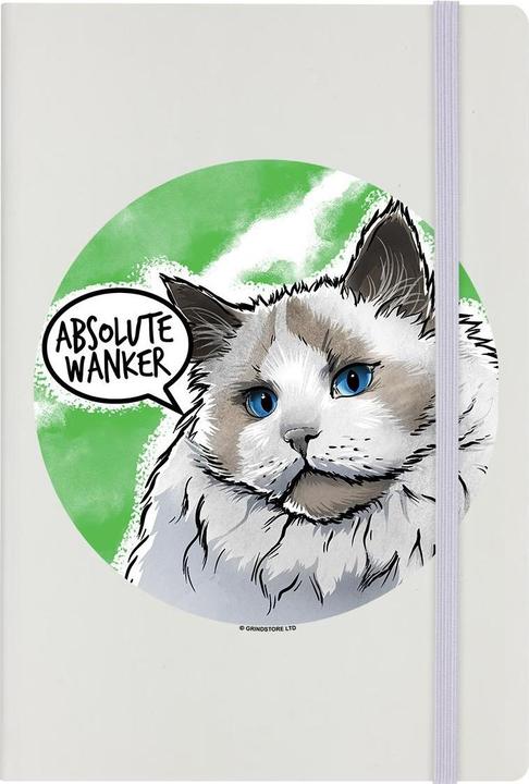Actual product image Universal Textiles Absolute Wanker Hard Cover A5 Notebook (A5, Lined, Hardcover)