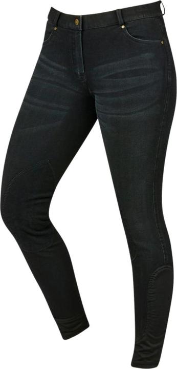 Immagine prodotto Dublin Pantaloni a zampa Shona in denim con patch in pelle scamosciata (34)
