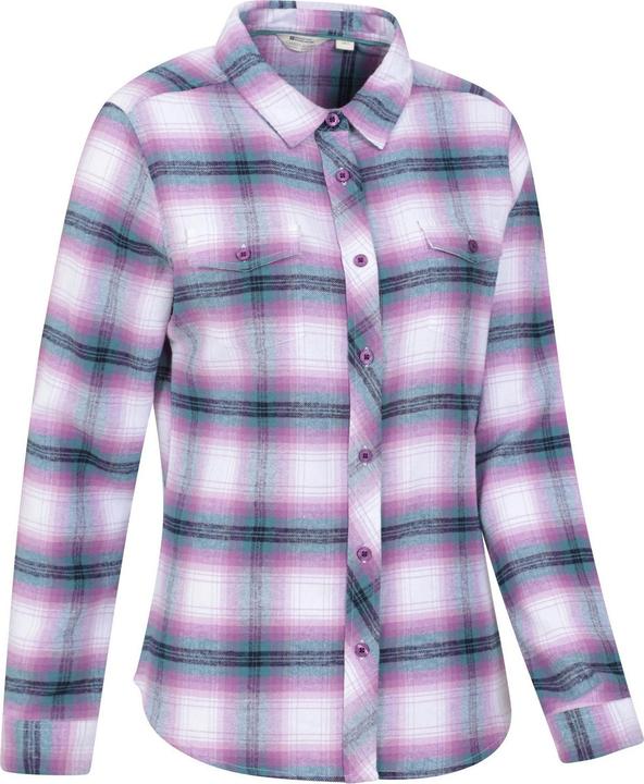 Actual product image Mountain Warehouse Womens/Ladies Willow Flannel Shirt (42 D)