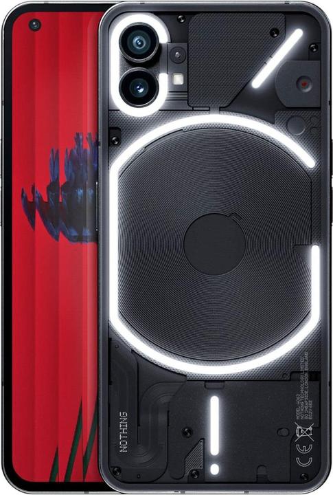 Nothing Phone (1) (12GB) (256 GB, Black, 6.55", Dual SIM, 50 Mpx, 5G)