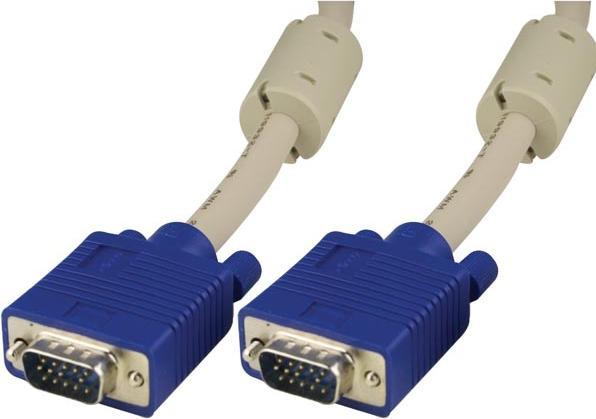 Produktbild Deltaco RGB HD15 VGA cable VGA (D-Sub) Blue, Grey (10 m, VGA)