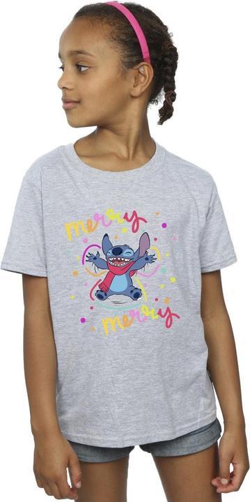 Immagine prodotto Disney Lilo & Stitch Merry Rainbow Maglietta Ragazze (128)