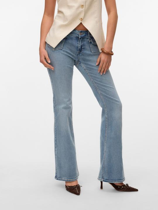 Actual product image Vero Moda VMJEAN Niedrige Taille Ausgestellt Jeans Ausgestellt (30)