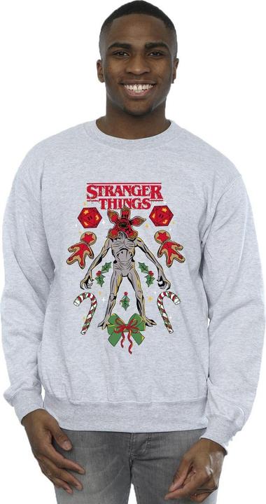 Immagine prodotto Netflix Stranger Things Christmas Demogorgon Felpa Uomo (L)