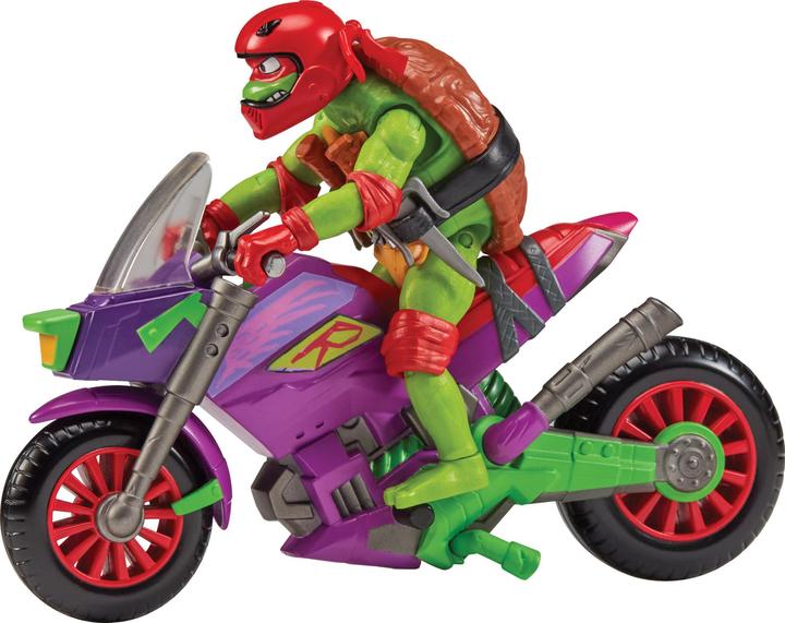 Produktbild Playmates Tales of Teenage Mutant Ninja Turtles: Purple Dragon Cycle mit  Raphael