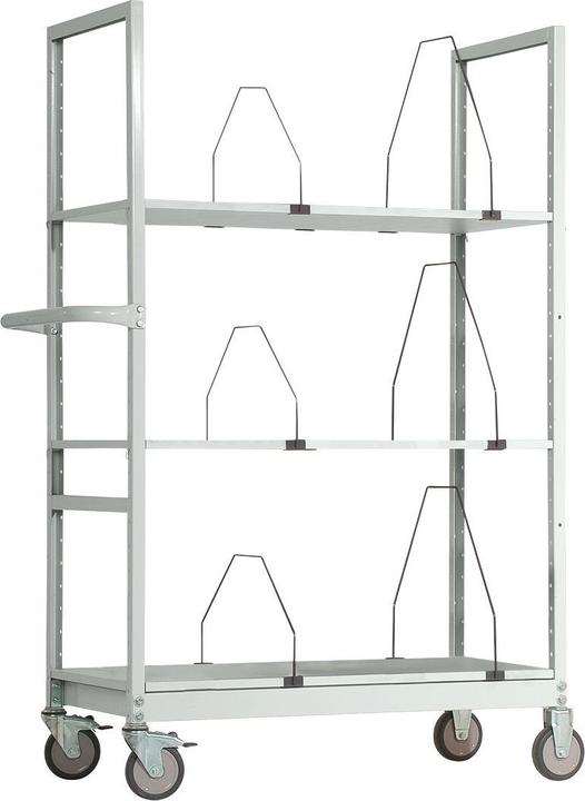 Varimobil cardboard box trolley with dividers (250 kg)