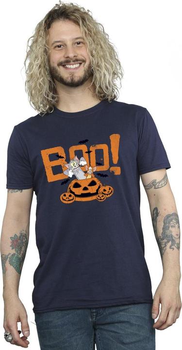 Immagine prodotto Tom & Jerry Halloween Boo! Maglietta Uomo (XXL)