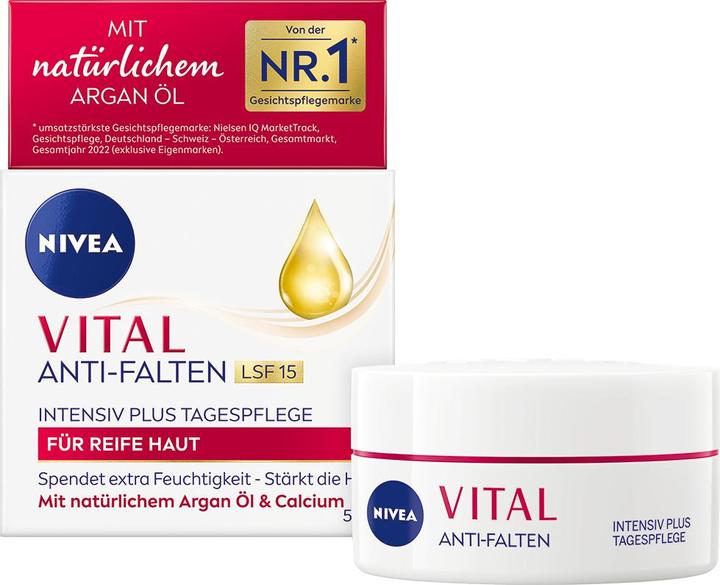 Produktbild NIVEA Vital Anti-Age extra reichhaltige Tagescreme LSF 15 (50 ml, Tagescreme, SPF 15)