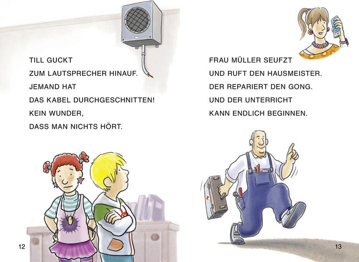 Produktbild Duden Leseprofi – GROSSBUCHSTABEN: DAS GESPENST IM KLASSENZIMMER, Erstes Lesen (Deutsch, Alexandra Fischer-Hunold, Markus Grolik, 2024)
