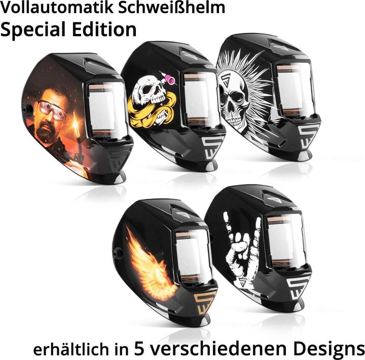 Produktbild Stahlwerk Automatik Schweisshelm ST-990 SE "Sonderedition Rock" Real Colour