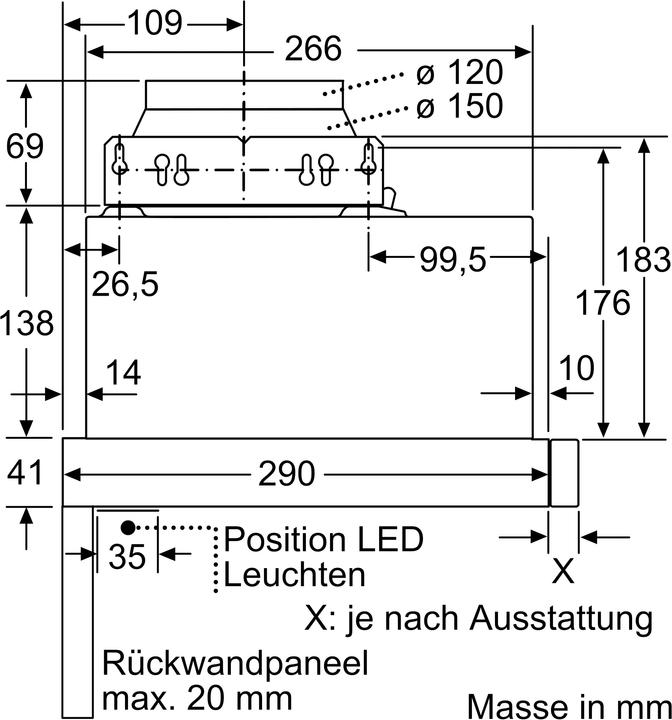 Produktbild Siemens LI64MA521C (Deckenlüfter)