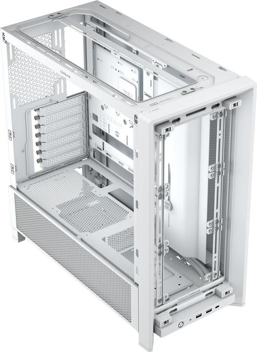 Produktbild Corsair 4000D FRAME WHITE MID CASE (Mini-ITX, ATX, E-ATX, mATX)