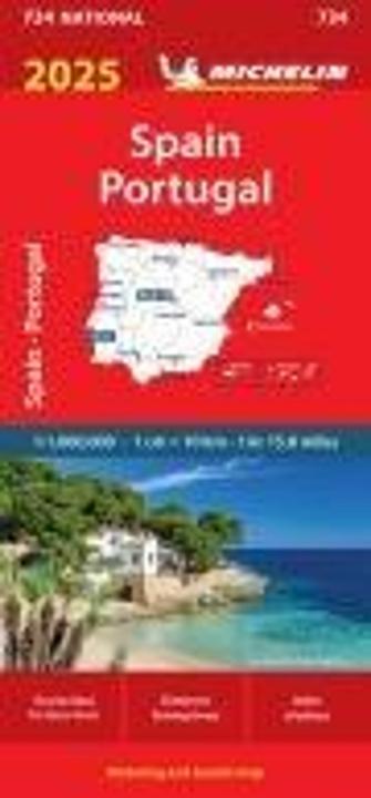 Produktbild Michelin Spain & Portugal 2025 - National Map 734