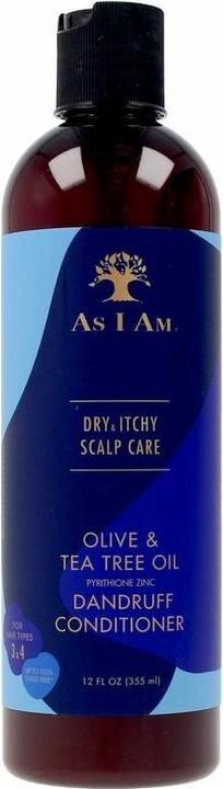 Immagine prodotto As I Am Balsamo all'olio di oliva e all'albero del tè DRY & ITCHY SCALP CARE 355ml (355 ml)