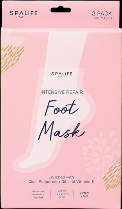 Produktbild SpaLife Intensive Regenerierende Fussmaske Cica Pfefferminzöl Vitamin E (Fussmaske)