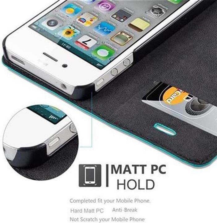 Immagine prodotto Cadorabo Copertina magnetica invisibile del libro (Apple iPhone 4s, Apple iPhone 4)