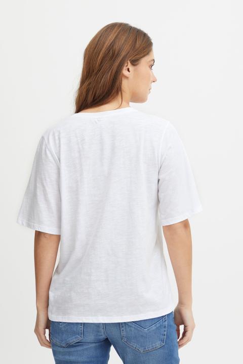 Actual product image Pulz Jeans PZBRIT 0-Neck Tshirt - 50207421 (XS)