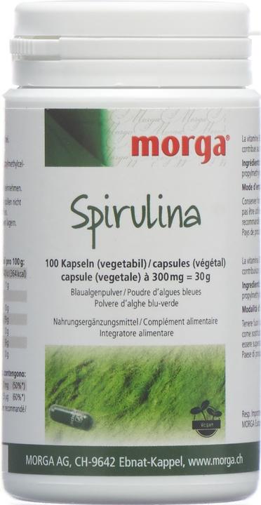 Produktbild Morga Spirulina (100 Stück, Kapseln, 300 g)