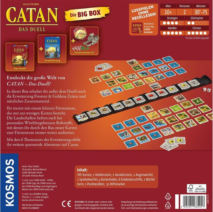 Productafbeelding Kosmos KOO Catan - Het Duel - Grote Doos 682057 (Duits)