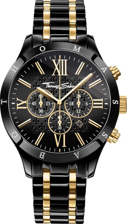 Immagine prodotto Thomas Sabo Orologio da uomo Rebel (Orologio da polso analogico, 43 mm)