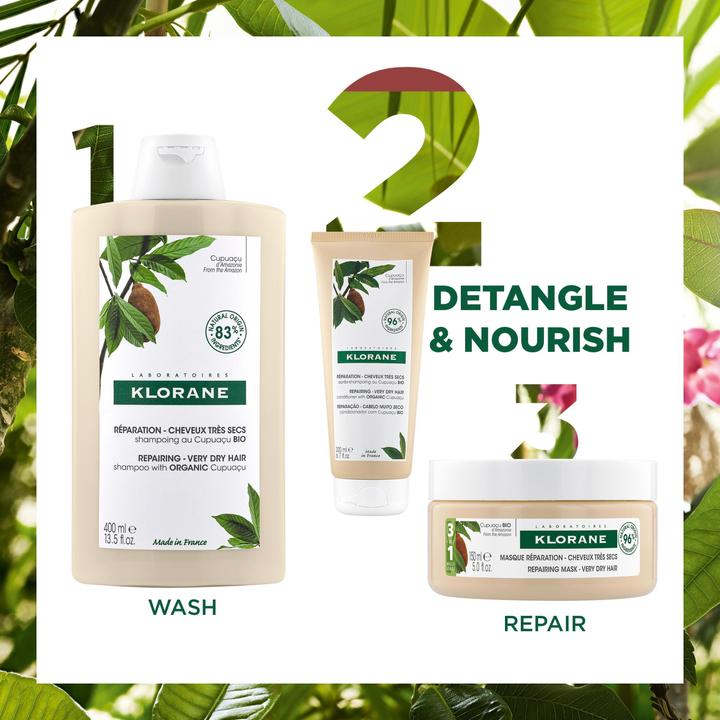 Produktbild Klorane Reparierendes Pflegebalsam mit BIO-Cupuaçu (200 ml)