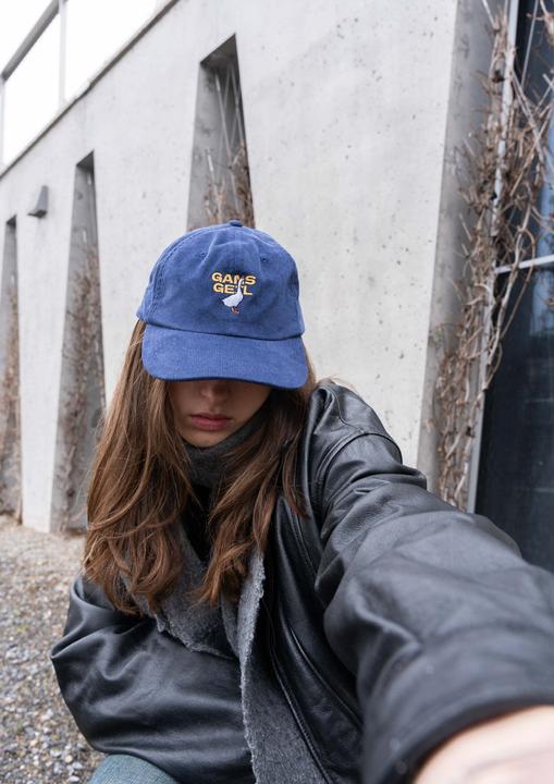 Immagine prodotto Plakativ «Gans Geil» Corduroy Cap Navy