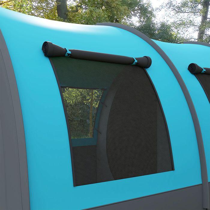 Produktbild Swisshandel24 Tunnelzelt Campingzelt für 6 Personen, 2 Räume, 3000mm Wassersäule (Tunnelzelt, 6 Personen)