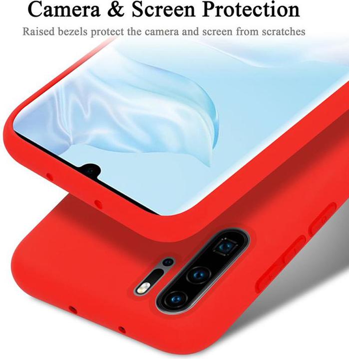 Actual product image Cadorabo TPU Liquid Silicone Case Cover (Huawei P30 Pro)