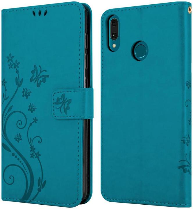Actual product image Cadorabo Flower Book Cover (Huawei Y9 (2019))