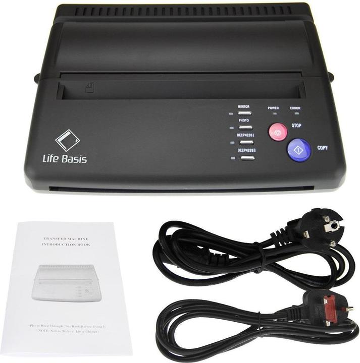 Produktbild LifeBasis Tattoo Papiertransfermaschine (Thermodirekt, Farbe)