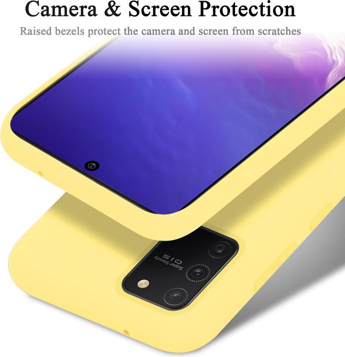 Image du produit Cadorabo TPU Liquid Silicone Case Cover (Samsung Galaxy A91, Samsung Galaxy S10 Lite)