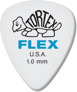Actual product image Dunlop Tortex Flex White - 1.00 (12 x, 1 mm)