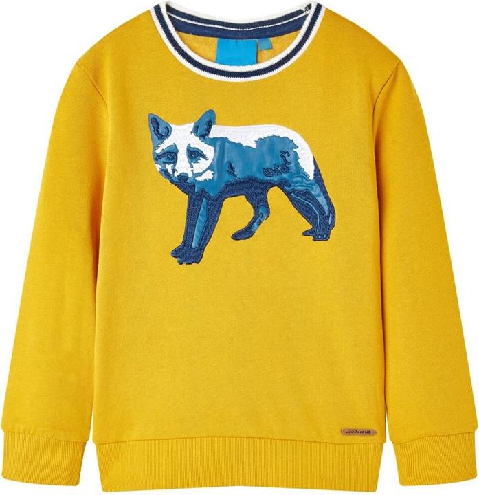 Produktbild VidaXL Kinder-Sweatshirt Ocker 104,Material: 100 % Baumwolle,Farbe (104)