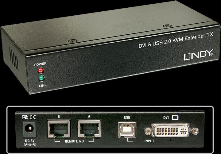 Produktbild Lindy Cat.6 KVM Extender Classic DVI USB