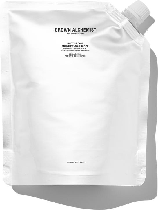 Immagine prodotto Grown Alchemist Crema corpo GROWN Beauty: Ricarica di foglie di mandarino e rosmarino (Crema corpo, 500 ml)